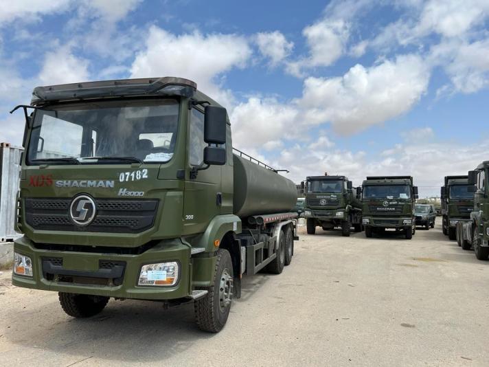 Tank truck 1900 and other heavy-duty vehicles were handed over to the SNA combat engineers