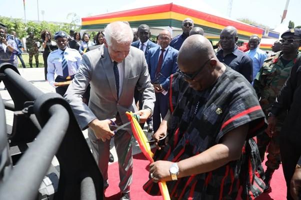 Handover ceremony with the participation of President Nana Addo Dankwa Akufo-Addo of Ghana and High Representative of the Union for Foreign Affairs and Security Policy and Vice-President of the European Commission Josep Borrell